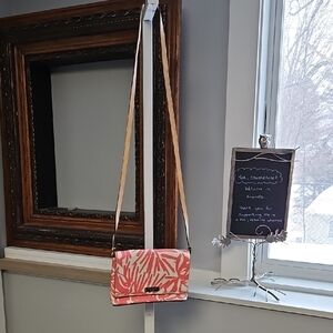 Kate Spade Pink and White Crossbody Bag